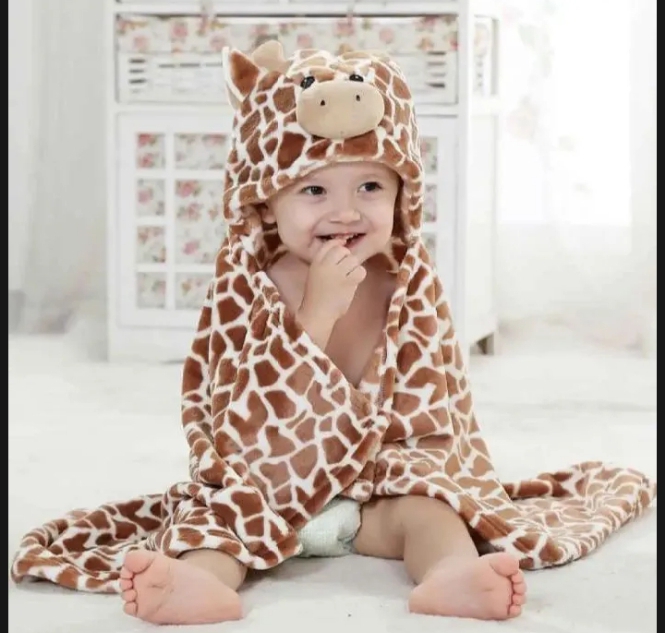 Cute Baby Blanket | Newborn Swaddle Wrap | Animal Design (0–1 Year)