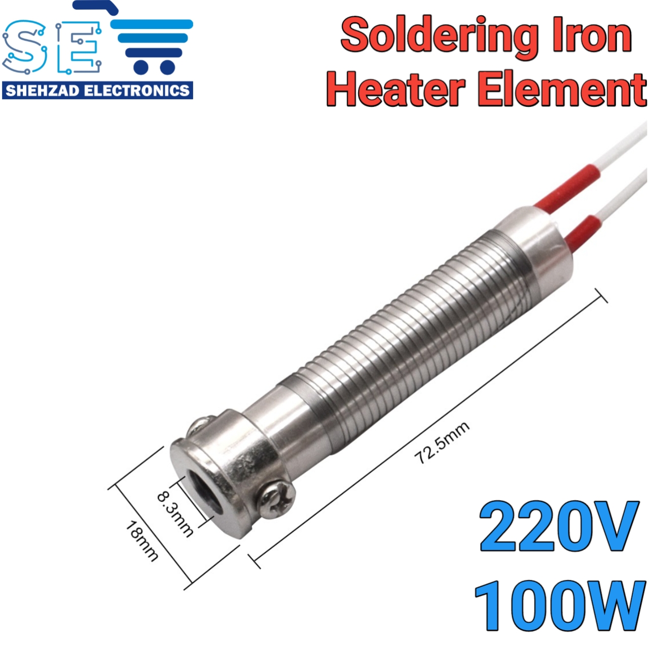 100W 220V Soldering Iron Core Heating Element Replacement Welding