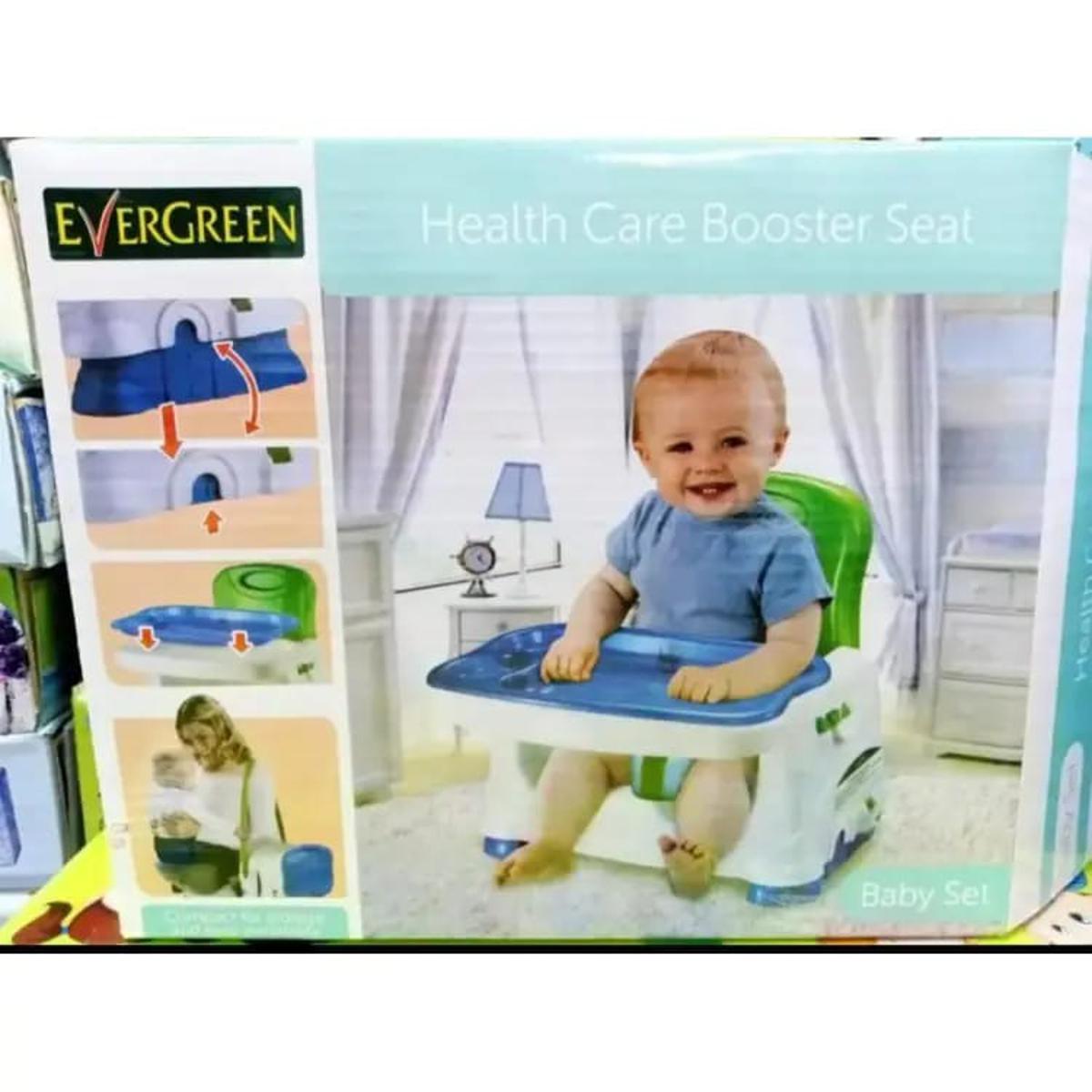 baby dining chair - Booster Seat High Chair With Removable Foldable Toy Tray 3 Point Safety Harness