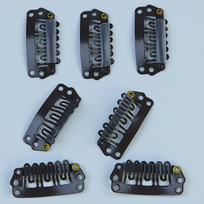 10 pieces  Hair Fixing clips for WIGS or HAIR Extensions Specially Designed for Men/Women Units