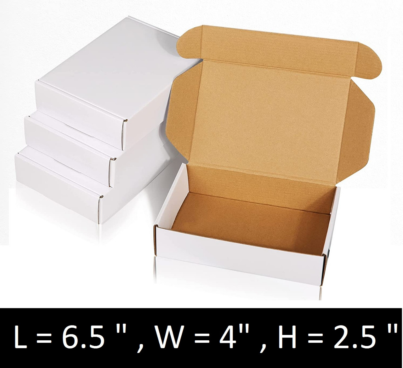Shipping Boxes Size 6.5 * 4 * 2.5 Inch Bundle of 10 & 20 Box Packing