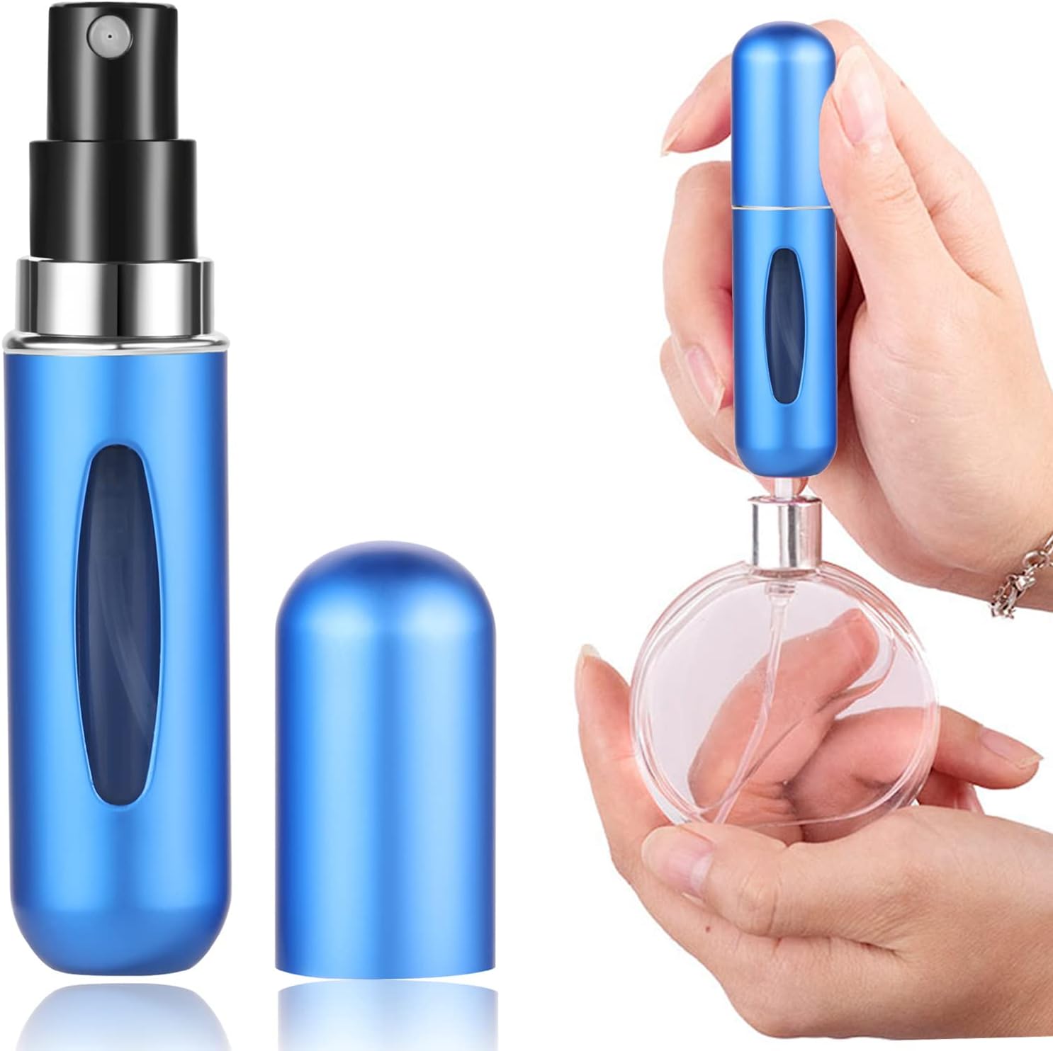 Perfume Atomiser Refillable Perfume Bottle 5ML Mini Perfume Spray Bottle Portable Empty Travel Bottle for Handbag Purse Pocket Luggage (Multi 1pcs) price in Pakistan