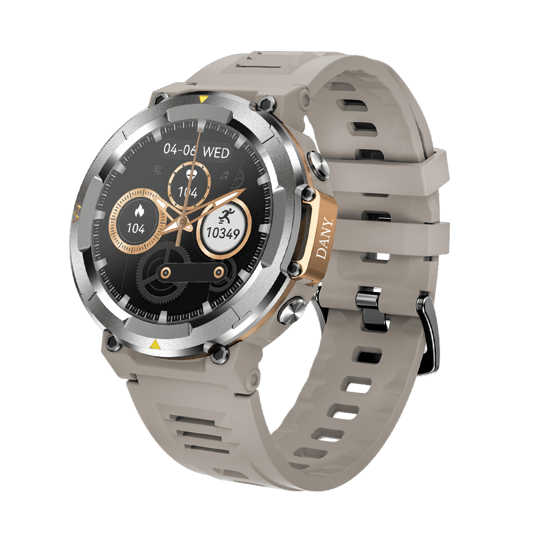DANY D-Force Smartwatch | 1.32" HD LCD Display | Bluetooth Calling Smart Watch | Heart Rate, SpO2 & Blood Pressure Monitor | IP67 Water Resistant | Sports & Fitness Tracker | Android & iOS Compatible