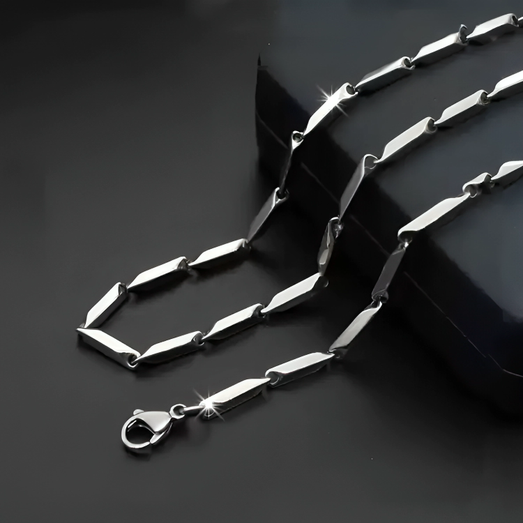 New Style Silver Delicate Chain Necklace for Men and Women Chawal Chain Girls and Boys