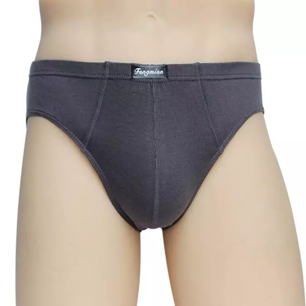 pack of 4-High Quality 100% Cotton Men's Double Layer Classic Brief/ Underwear For Men
