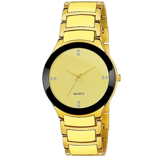 Classic Luxury Stainless Steel Watch for Men Boys -Stylish Stainless Steel Analog Quartz Mens Watches