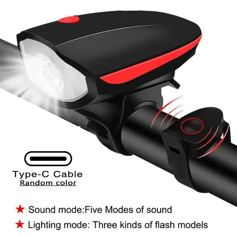 Super Bright Rechargeable Bike Bicycle Cycle light with Horn