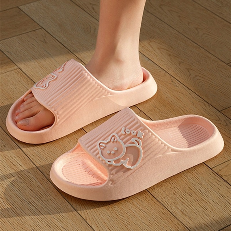 Summer Beach Thick Platform Slipper Sandals Women Eva Slippers Couple Home Flip Flops