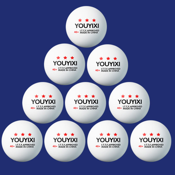 Table Tennis Balls - White - Double Circle - Pack Of 6