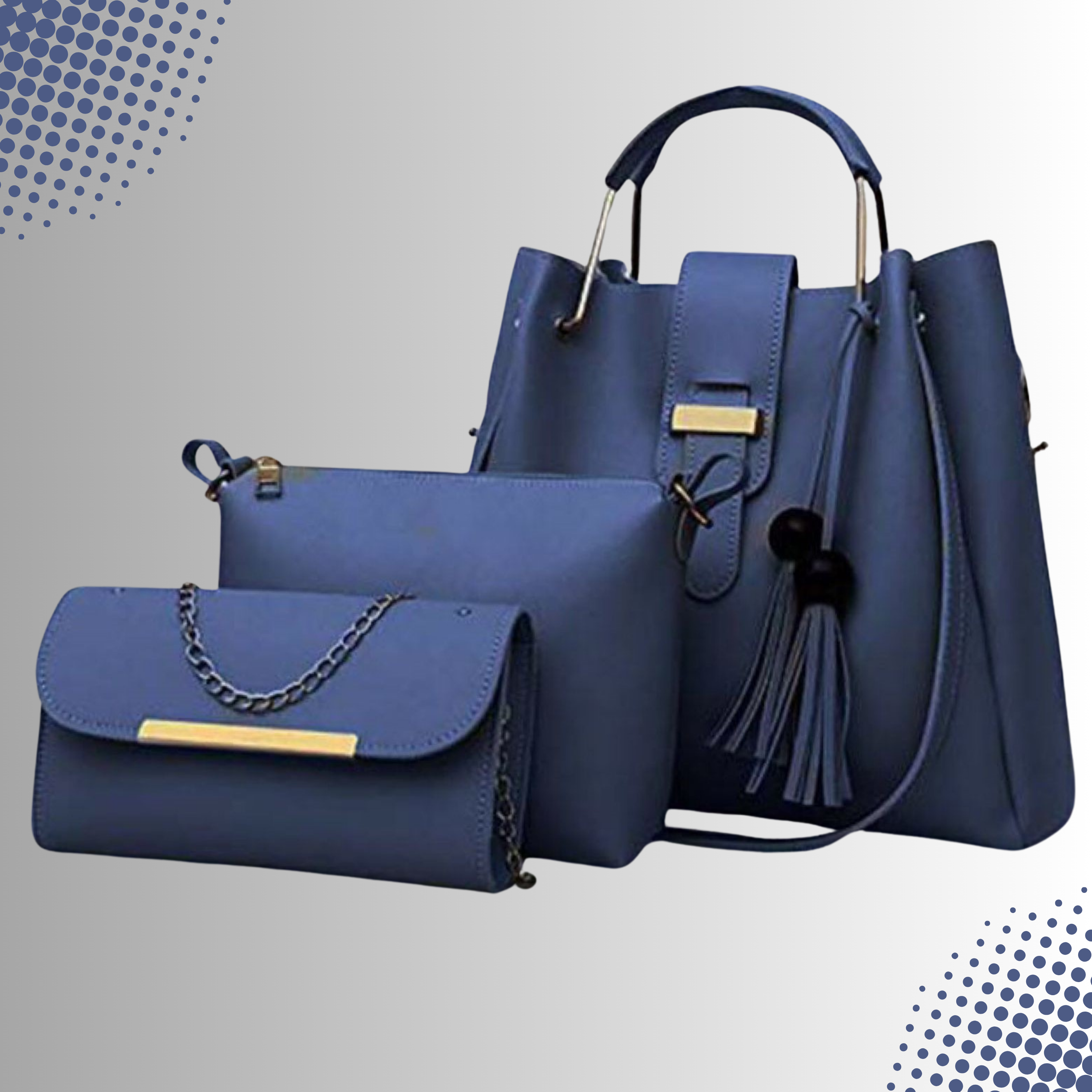 New Discounted Ladies Handbags with Long Shoulder with Ultimate Ladies Handbags Set 3 Piece Ladies Handbags for Girls, Handbag for Girls Crossbody & Shoulder Bags, Pu Leather Bags for Girls, Girls Fashion bags, Large Capacity, Casual Bags, Gifts for Girls