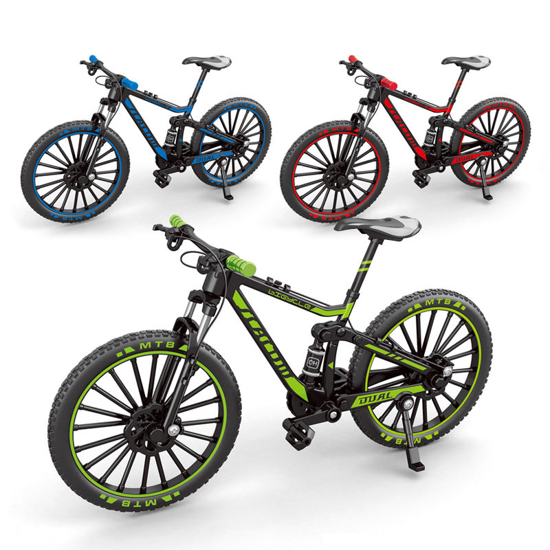New 1:10 Scale Diecast Sports Bicycle Toy Model - High-Quality Simulation Vehicle for Collectors and Play - Multicolor