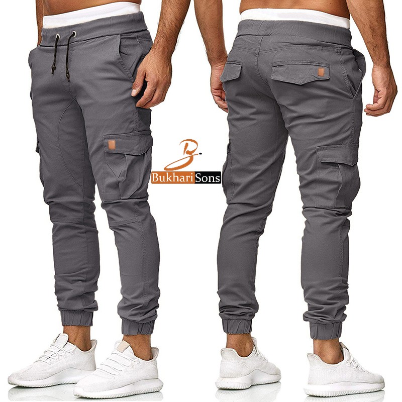 Men's 6 Pocket Cotton Cargo Trousers  Casual Wear Cargo Pants  High Quality Multi-Pocket Utility Bottoms - Mens Trousers - Trouser for men
