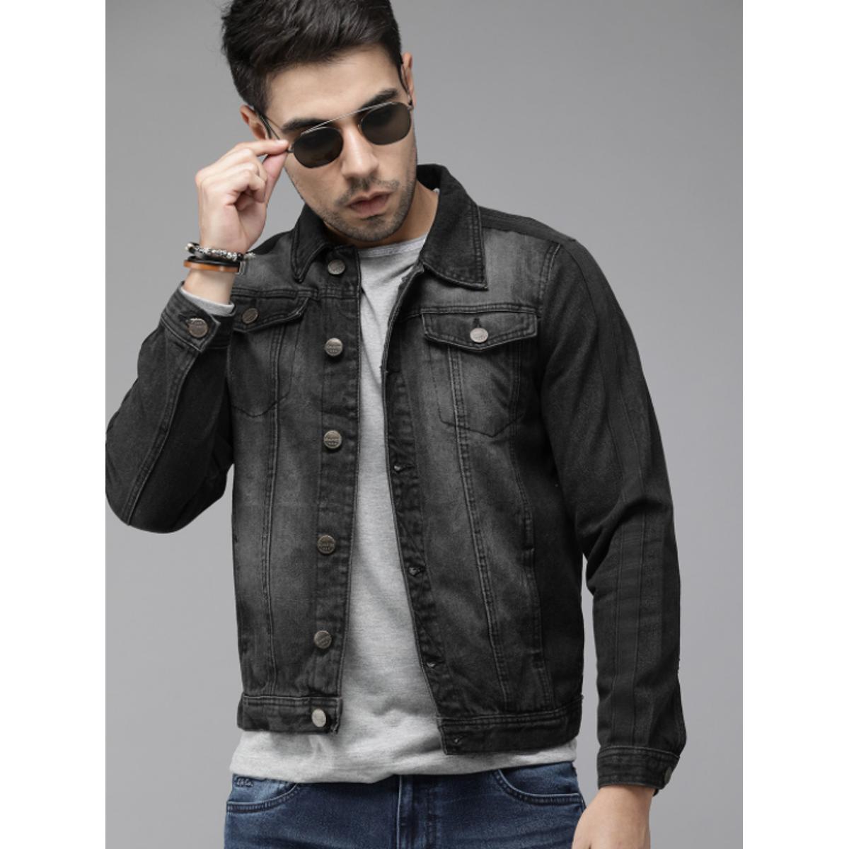 Mens Clothing Denim Jacket Stretchable