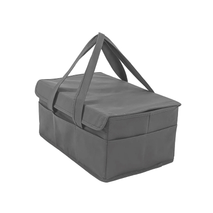 Portable Large Maroon,Black,Grey Diaper Caddy Baby Diaper Organizer With Lid!!!