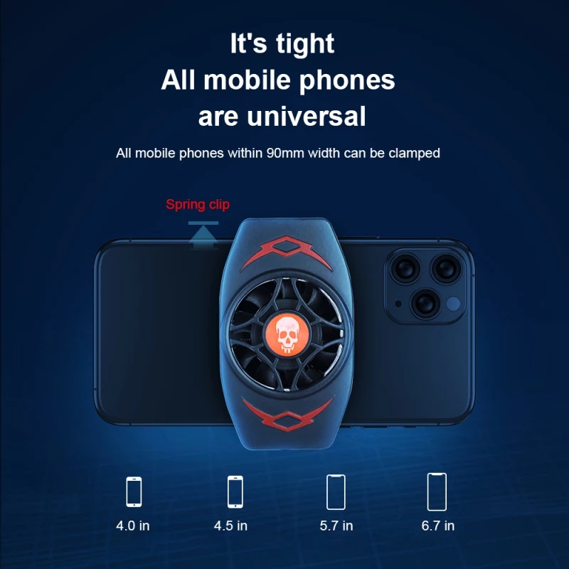 X13 Mobile Cooling Phone Radiator Fan | Phone Game Cooler System Cooling Fan | PUBG Gamepad Trigger Controller For Gaming All Smart Phone Devices