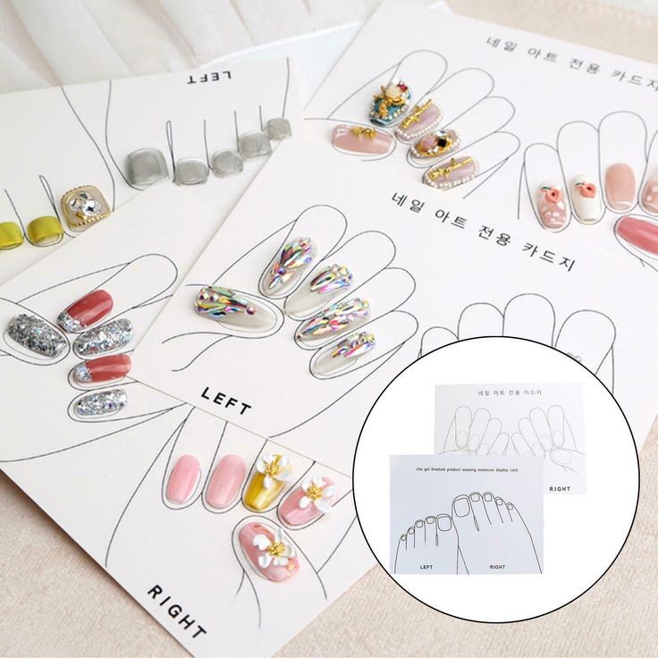 Customised Premium Quality Of Nails Display Cards