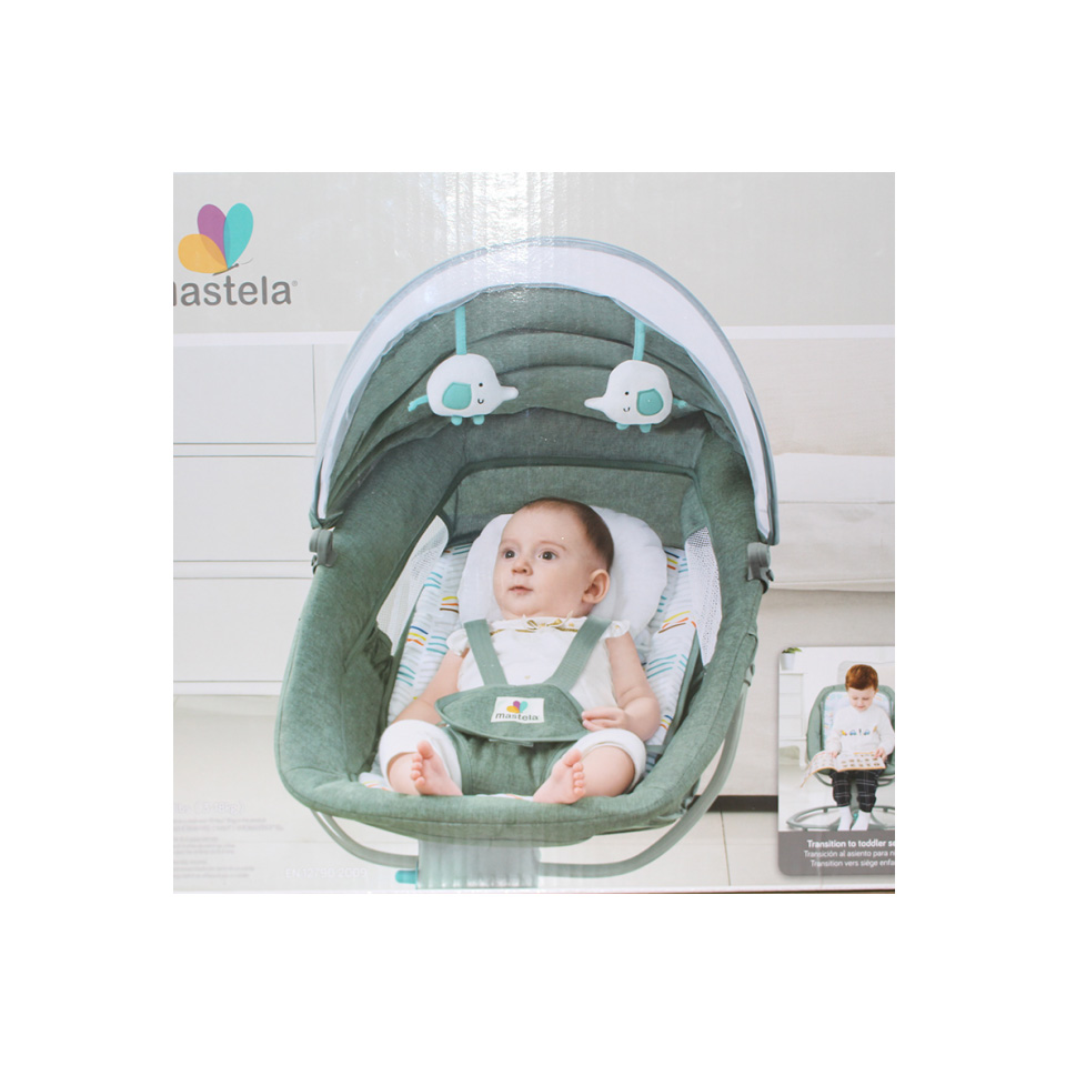 mastela 3 in 1 rocker bassinet