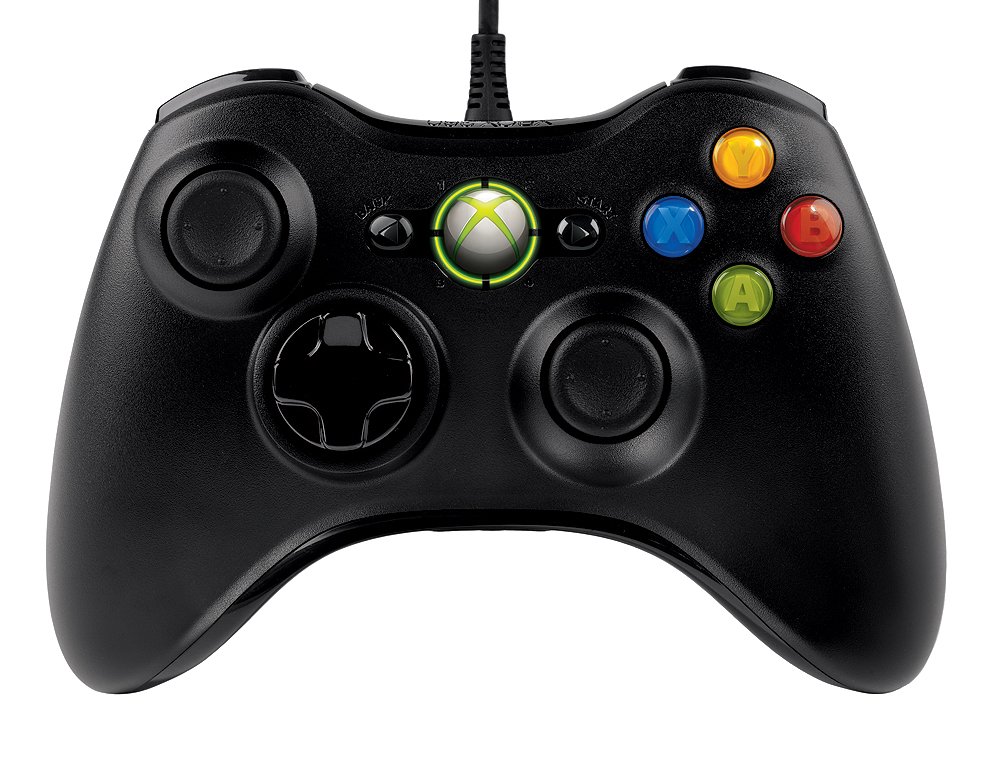 Xbox 360 Controller for Windows & Xbox 360 Console Wired USB Joystick Support PC Laptop