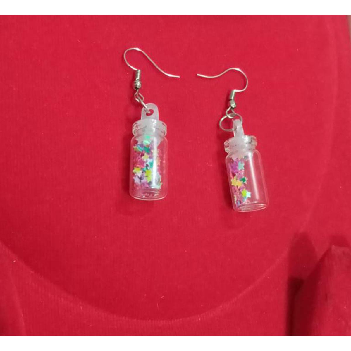 New Earrings Personality Simple Fashion Bottle Creative Earrings Design Earrings