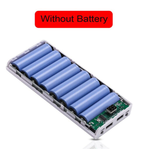Dual USB 8x LCD Power Bank Module