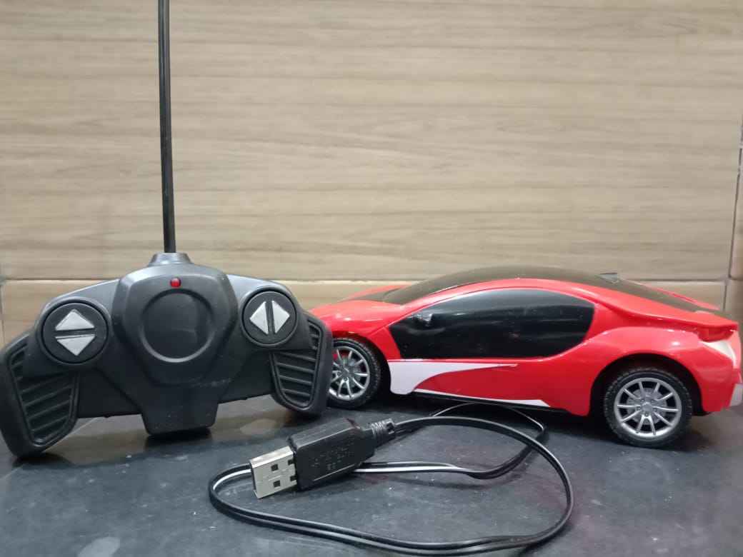 Rechargeable Remote Control High Speed 3D Famous Car With Lights And Left Right Turn Option