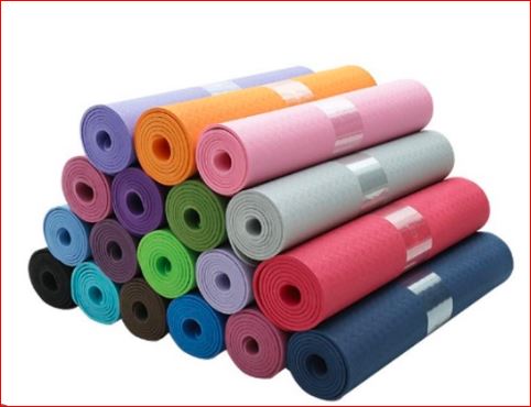 Fitness & Yoga Training Mat | 6mm Soft Cushioned PVC Workout Mat