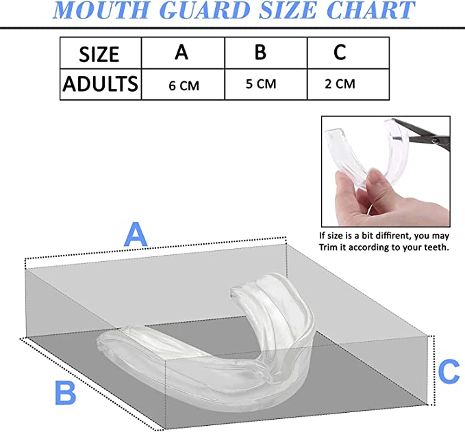 5RIDGE Mouth Guard Transparent Senior – Ultrathin Sports Mouthguard for Football, MMA, Boxing & More | Minimalist Pro Protection for Adults & Youth