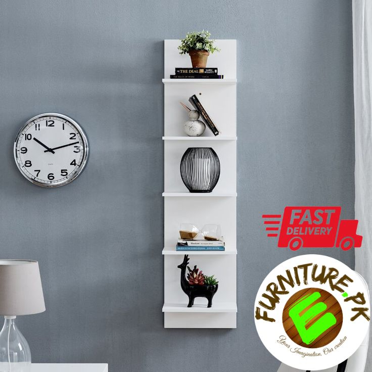 Adorable Wall Mounted Wooden Shelves Floating Shelves, Book Shelf