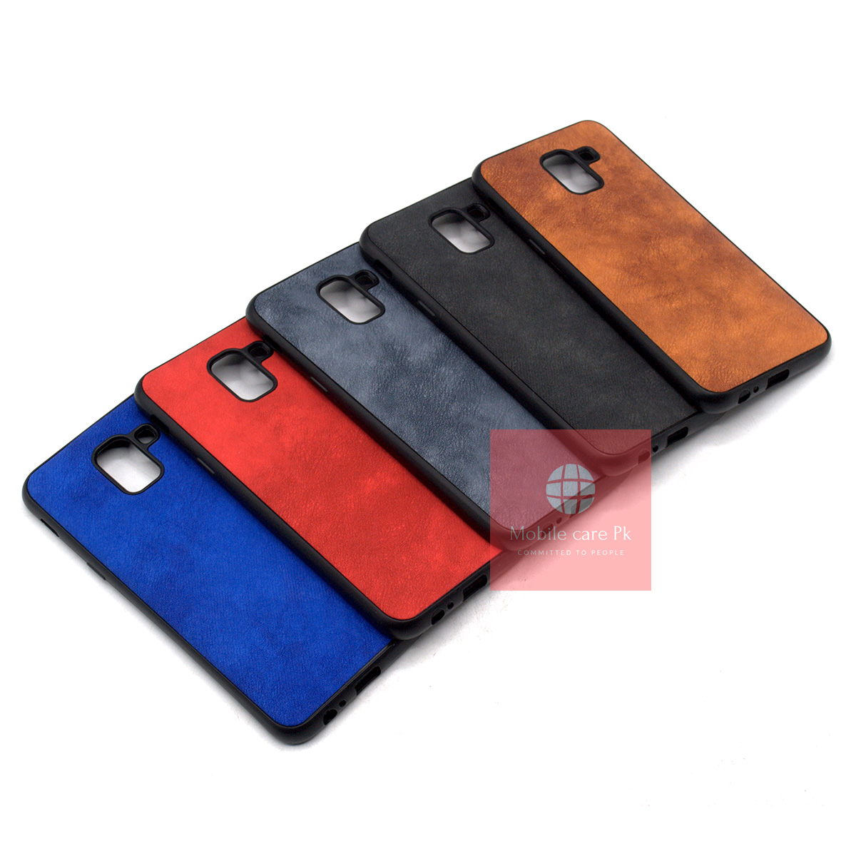 Samsung Galaxy J6 Back Cover Leather Type Soft Galaxy J6 Case For