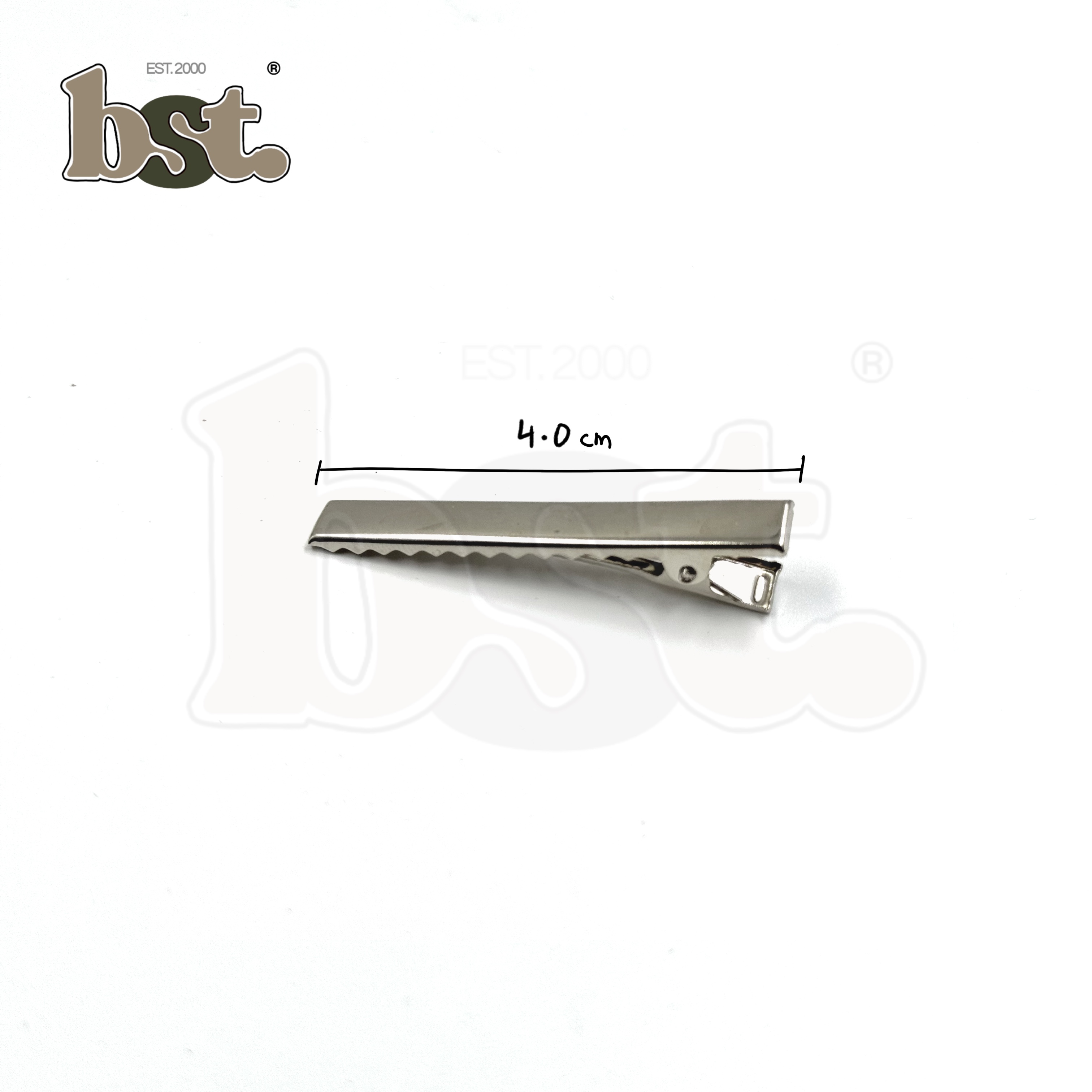 12pcs 50pcs Alligator Hair Clips Metal Bow Teethed Barrette Crocodile Clamp Tie Pin DIY Clip BST