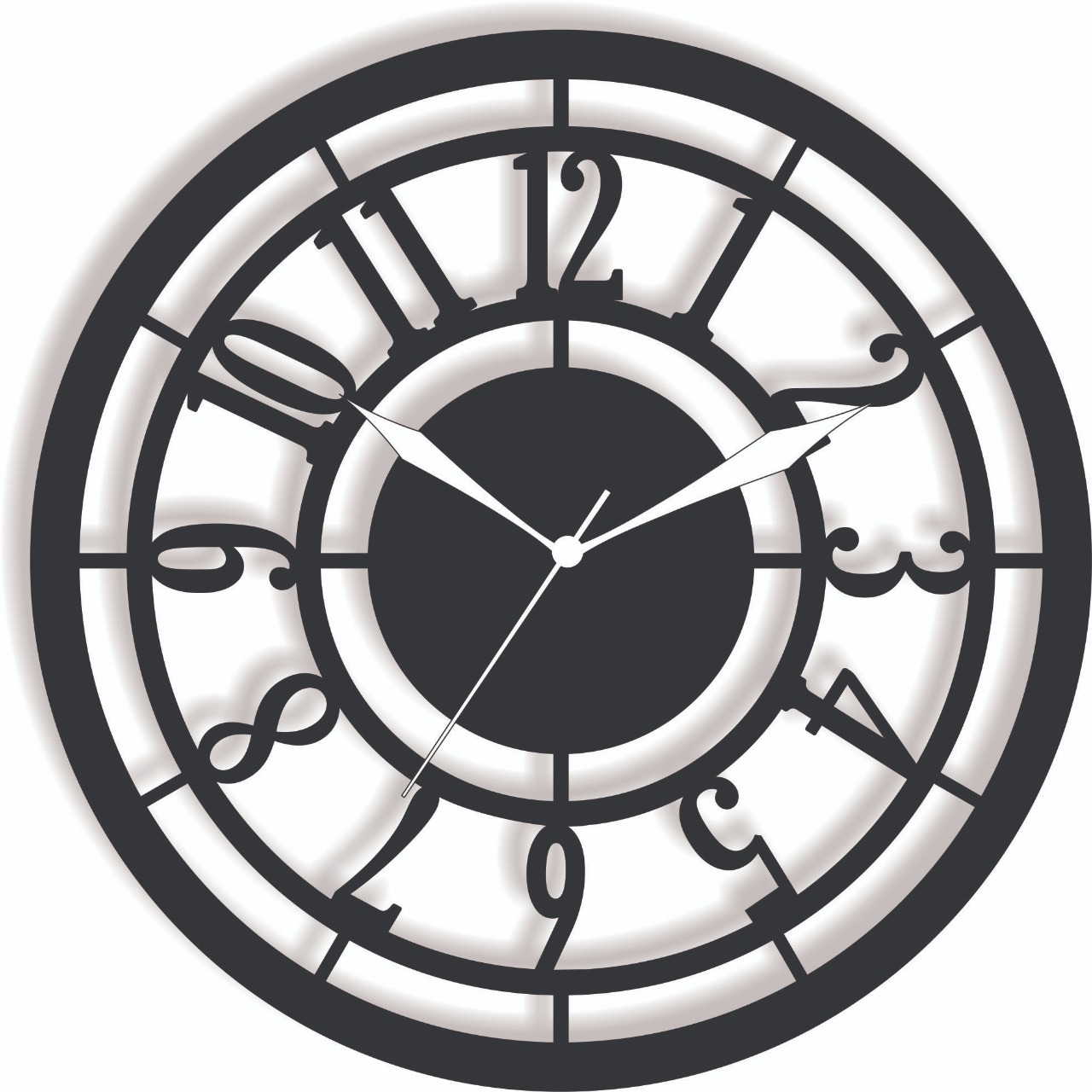 2020 New Wooden Wall Clock Simple Modern Design For Living Room Wood