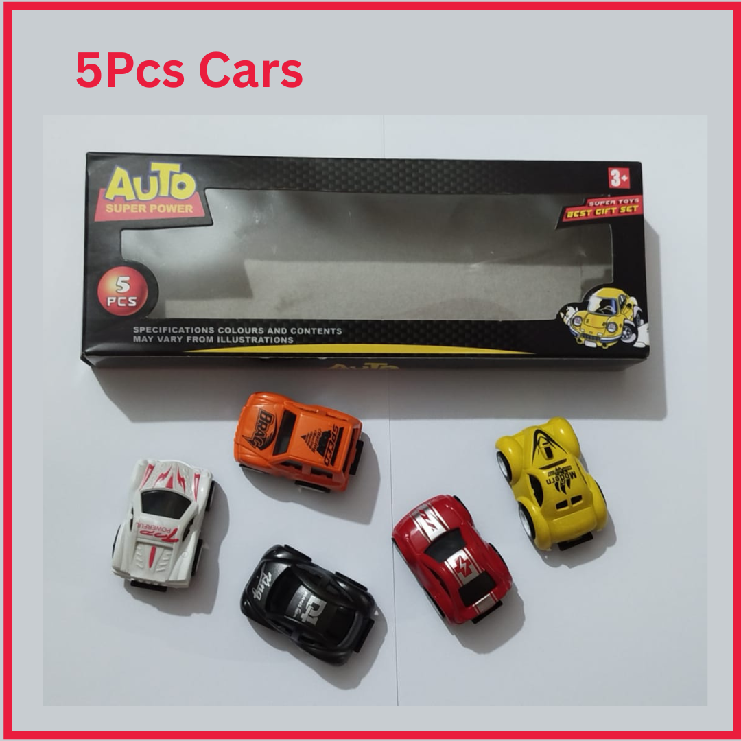 5pcs & 20 Pcs Pull Back Mini Car Set Toy for Kids - Best Gift for Children Multicolor Small Cars - Habiba Store (Lahore)