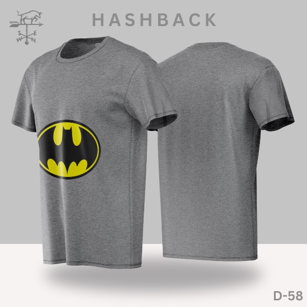 HashBack Printed Crew Neck T Shirt For Men - Round Neck III