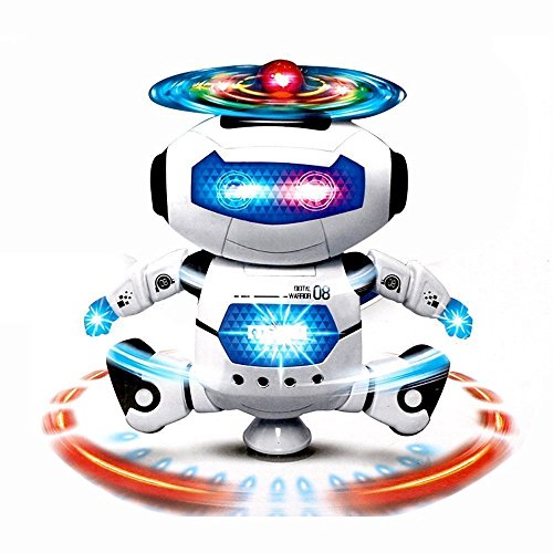 Dancing Robot Toy For Kids - White