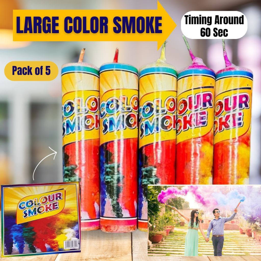5 boxes Color Smoke Candle/Shells( Best Quality Large size, Pack of 25 ...