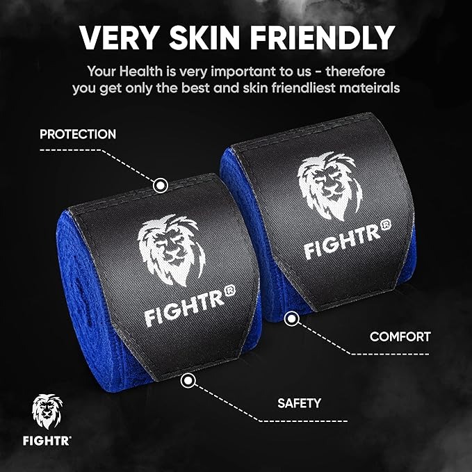 Boxing Handwraps Elastic Hand Wraps with Thumb Loop for Boxing, MMA, Muay Thai & Martial Arts 3M, 4M, 5M