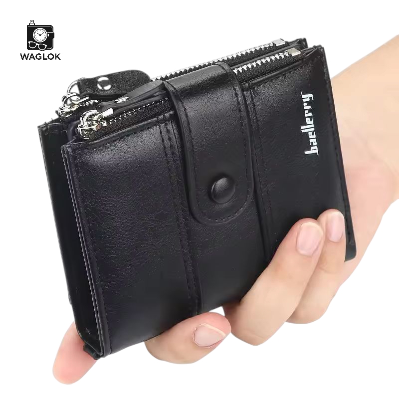 Buffalo Leather Trifold Wallet for Men – Premium Slim Card Holder