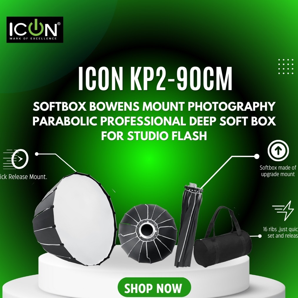 Icon KP290CM Softbox Bowens Mount Photography Parabolic Professional