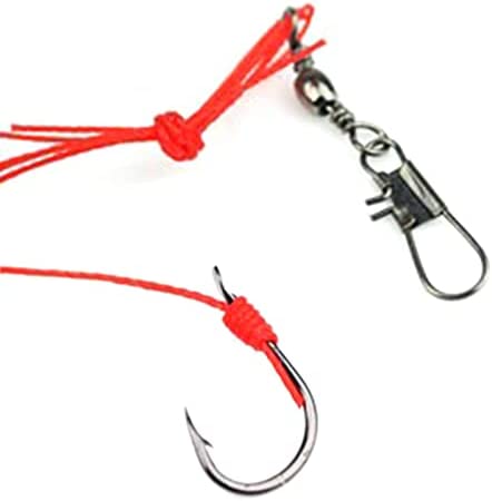4pcs High Carbon Fishing Hooks Carp Feeder Proof Hanging  Hook Tool Spring Anti-winding  Hook