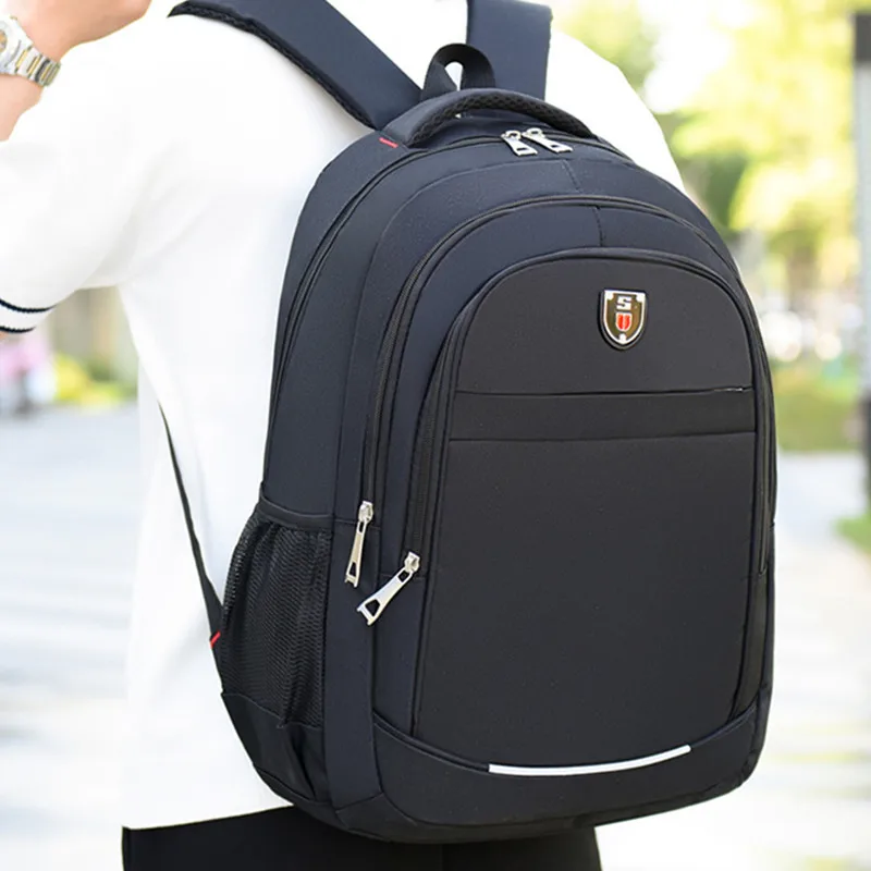 New Style Large Capacity Waterproof Backpack Unisex High Capacity High Quality Fashion Scratch-Resistant Nylon Casual USB Charging Laptop Bag - Modern Backpack with Power Bank Port for Travel & School For Men And Boys