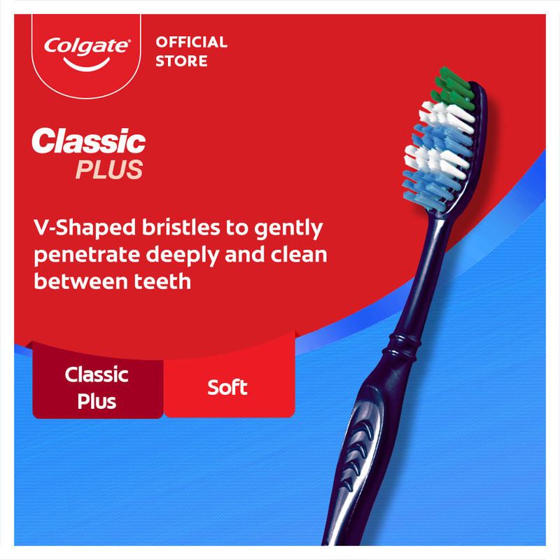 89 Colgate Colgate Classic Plus Toothbrush - Soft | Daraz.pk