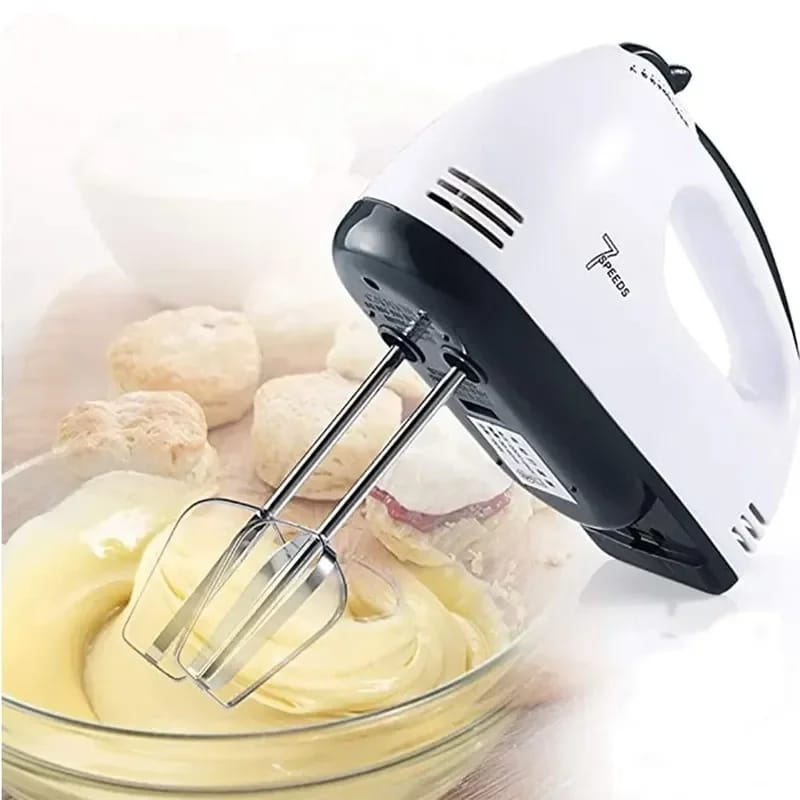 Hand Blender - Beater Machine -Egg Beater - Hand Mixer - Electric Egg Beater & Hand Mixer - Handheld Cake Cream Blender for Baking