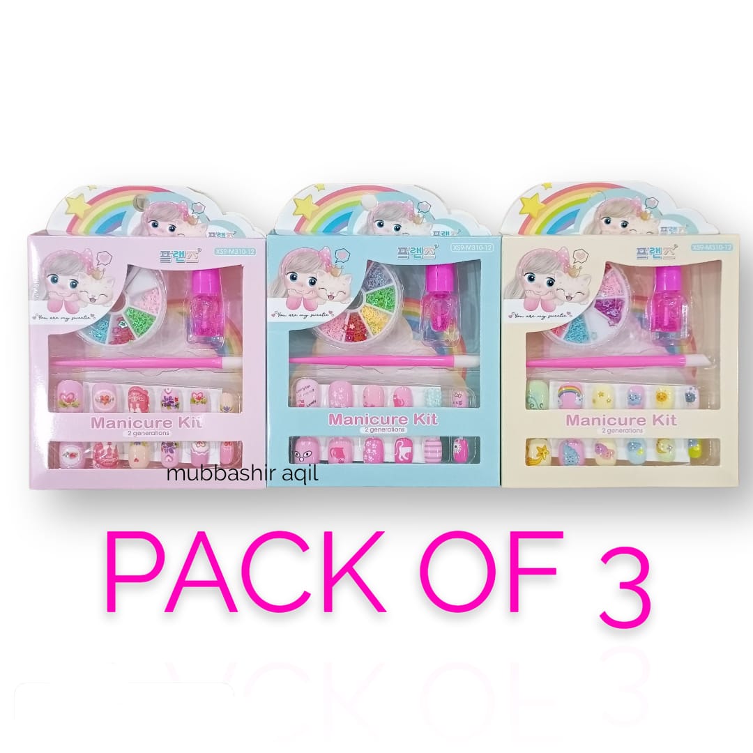 Beautiful Fashion Nail Art Kit With Glitter Nail Polish