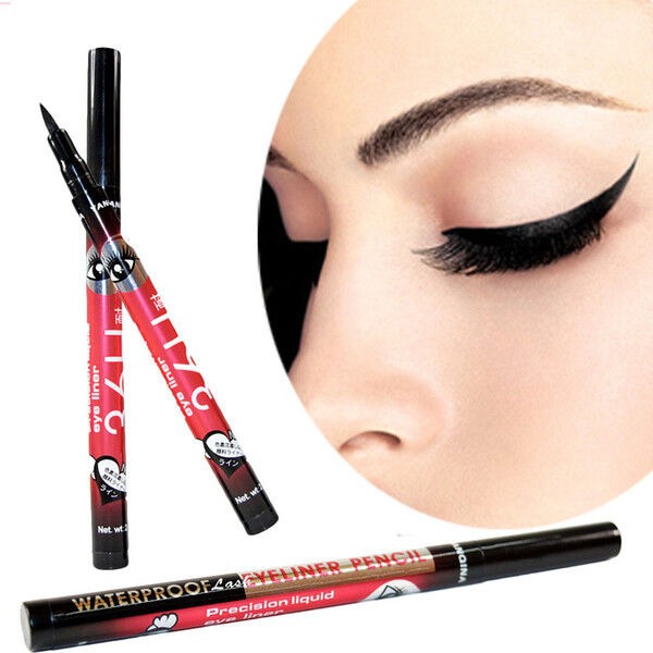 1PC Black 36H Liquid Eyeliner Pencil Waterproof Long Lasting Pencil Smooth Makeup Cosmetic for Eye Shadow For Girls and Women