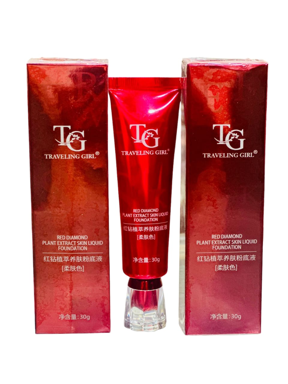 FV Liquid Foundation, Oil Absorb Ivory Liquid Foundation Matte Oil Free Medium Coverage & Light weight  | Best Tube 30g