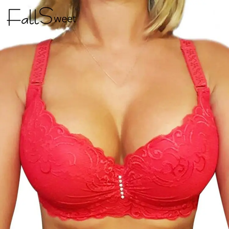 FallSweet Full Coverage Bras for Women Sexy Plus Size Lace