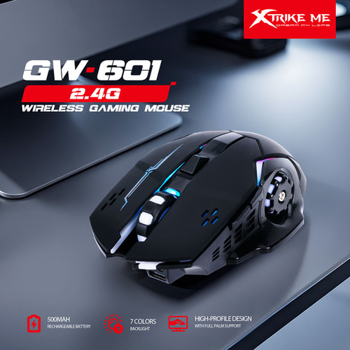Xtrike Me GW-601 Wireless Gaming Mouse RGB 2.4G wireless 3200 DPI 12 e8e859e290b6464e57800052a0e2f92d