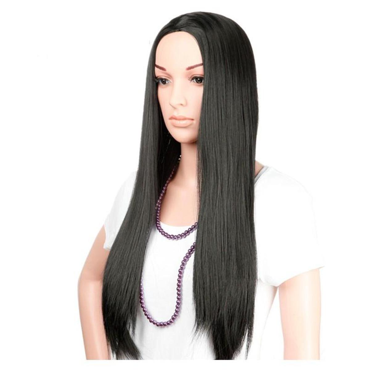 Natural Brown Hair Wig  - Full Head With Cap