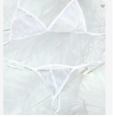 Women transparent bra set See Through