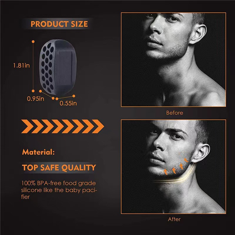 Jalwesh Jawline Exerciser - Jawline Shaper 40, 60 & 80 Lbs - Jaw line shaper for Face Beauty - Reduce Double Chin with jaw line rubber - Jawline chew For Men and Women